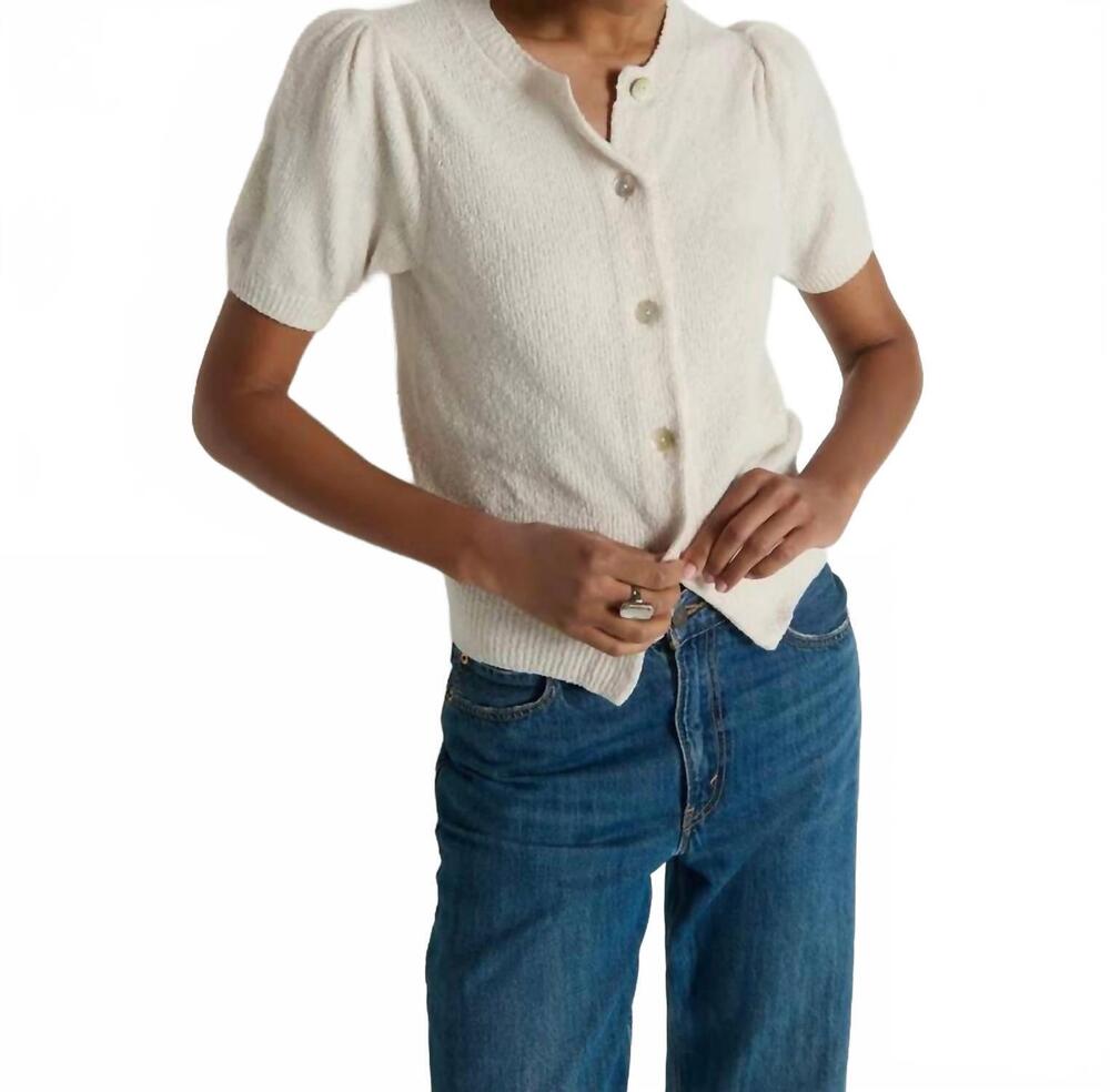 NEW NATION LTD anne marie cardigan in porcelain
